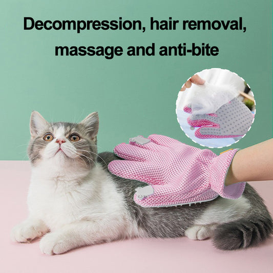 Cat Grooming and Deshedding Glove