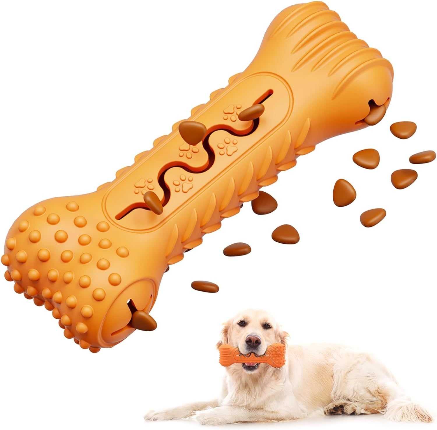 Durable Bone-Shaped Chew Toy for Aggressive Chewers