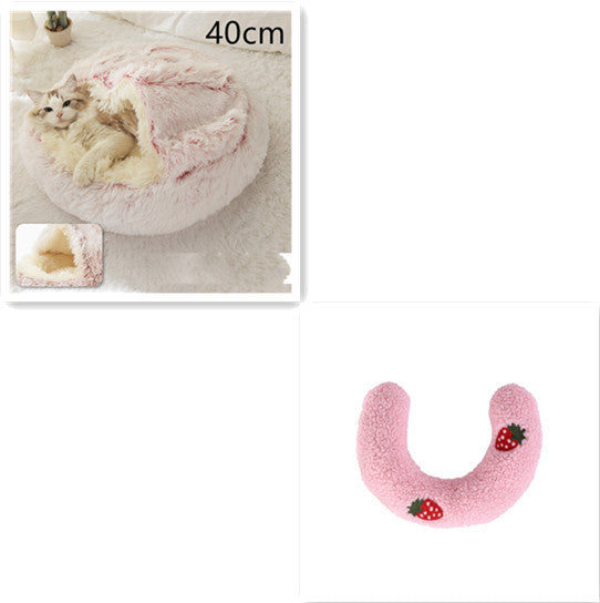 2-in-1 Plush Pet Bed