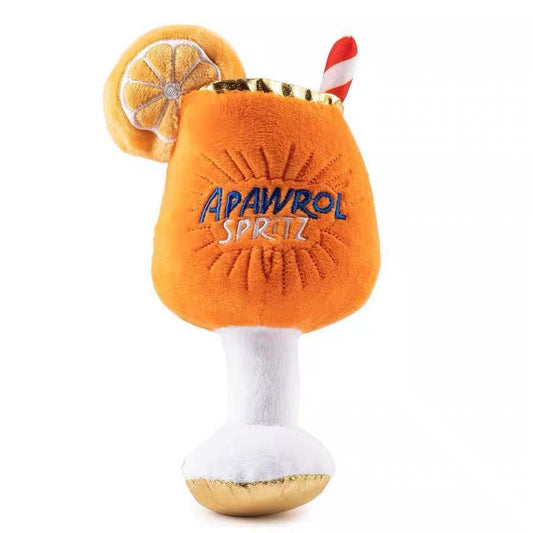 Cute Pet Dog Squeaky Plush Cup Toy